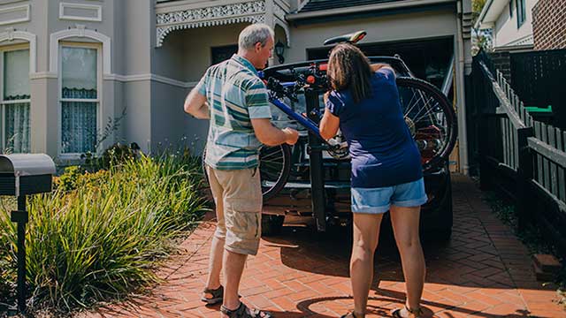 bike rack covers number plate