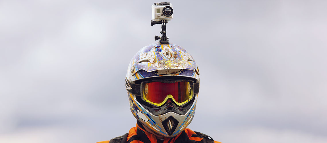 motorcycle helmets with cameras