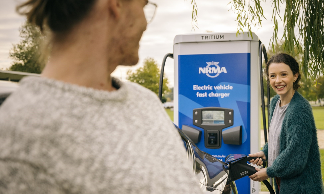 NRMA Electric Vehicle Fast Charger Network map and locations