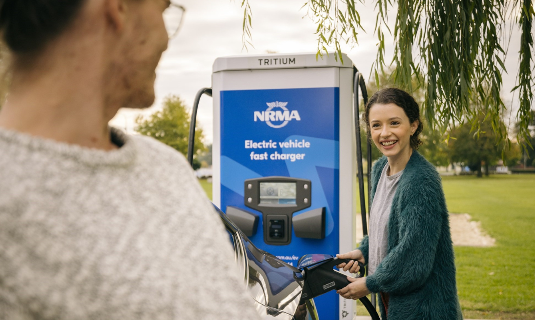 NRMA Electric Vehicle Fast Charger Network map and locations