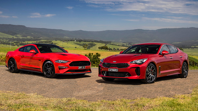 2021 Ford Mustang GT vs Kia Stinger 330S Car Comparison The NRMA