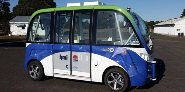 driverless shuttle bus