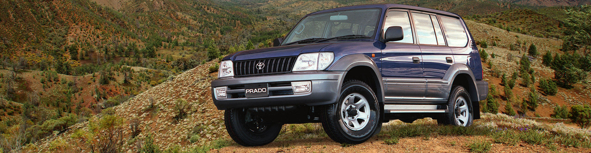 1999 Toyota Prado superimposed on Flinder Ranges background by Daniel Bigalke