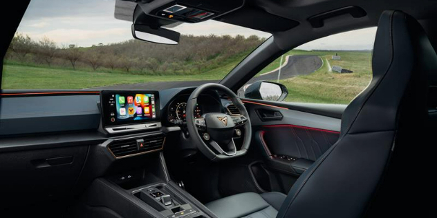 Interior of the 2023 Cupra Leon VZx