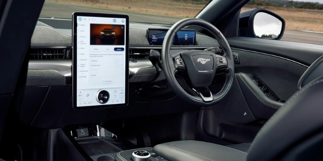 Interior of the 2023 Ford Mustang Mach-E