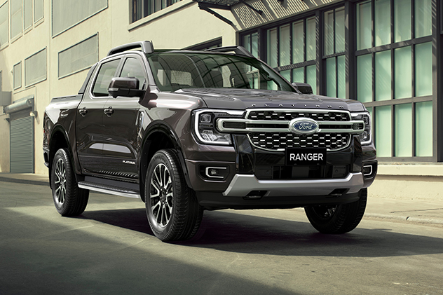 Ford Ranger side angle view