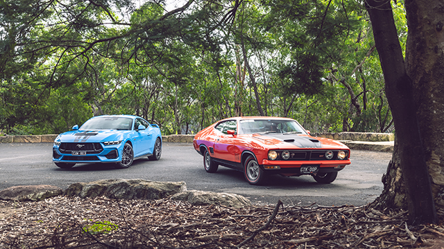 Ford Falcon XA and Ford Mustang