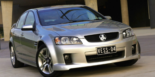 Front view of a 2006 Holden Commodore SS VE.