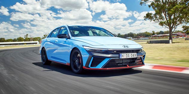 2024 Hyundai i30 Sedan N at Winton Raceway