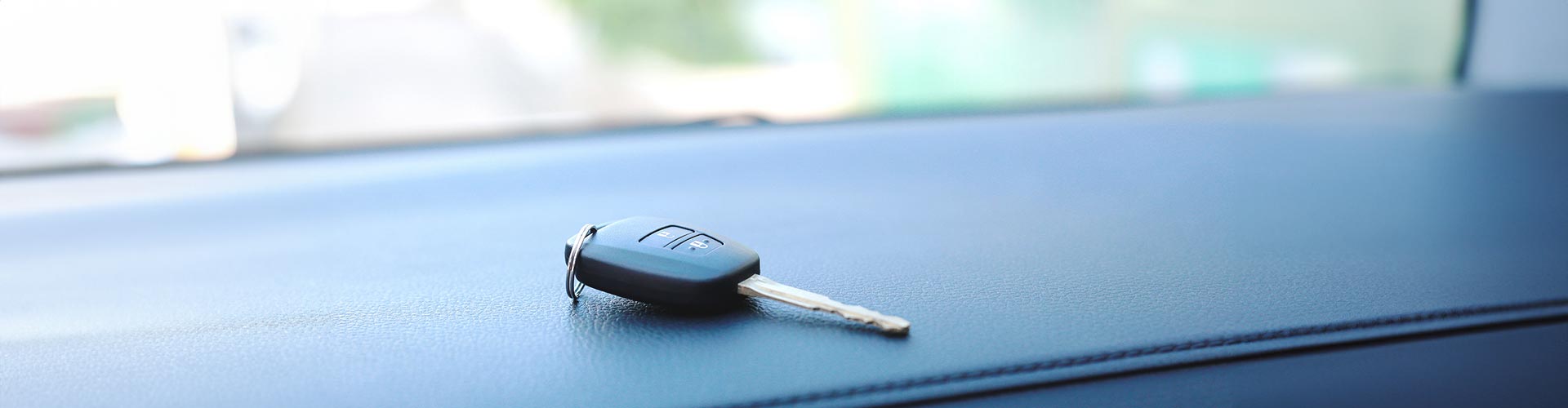 Key left on dash in locked car