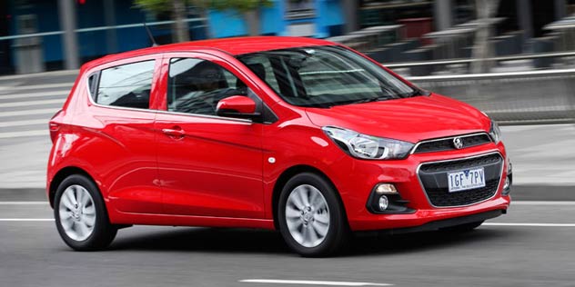 Red 2016 Holden Barina Spark 