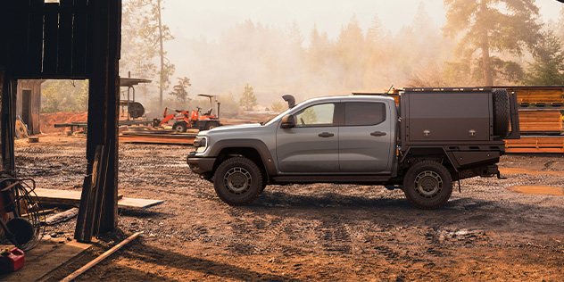 Ute pictured on the side