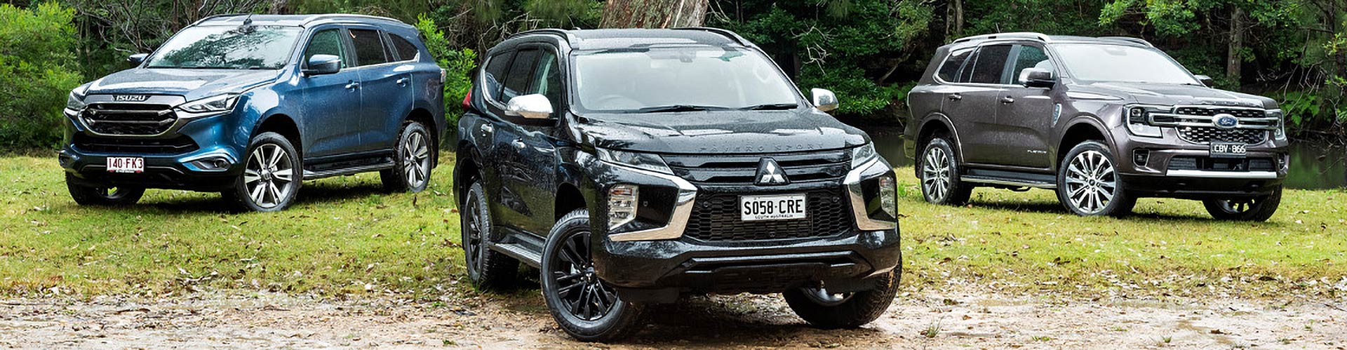 Ford Everest Rugged vs Isuzu MU-X vs Mitsubishi Pajero