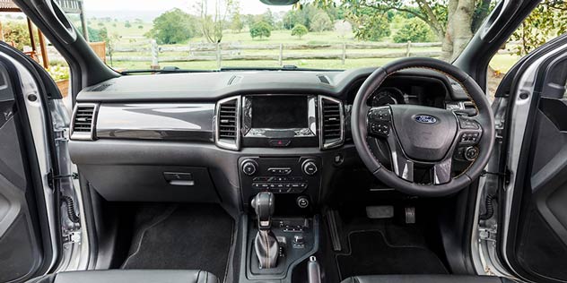 Ford Ranger Wildtrak interior