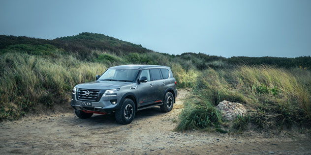 Front view of a 2023 Nissan Patrol Warrior 