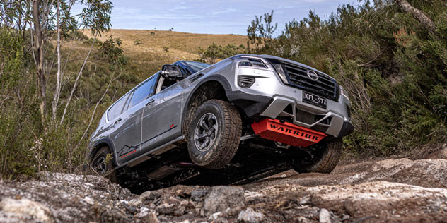 2023 Nissan Patrol Warrior driving off road