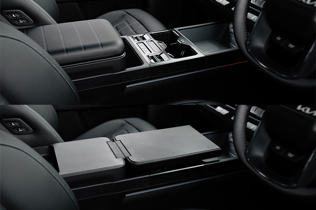 2025 Kia Tasman centre console table