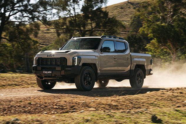 2025 Kia Tasman driving