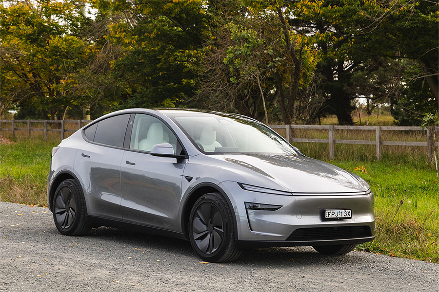 2025 Tesla Model Y side shot