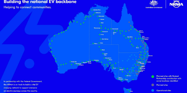 Current list of site names and 122 new charging locations.