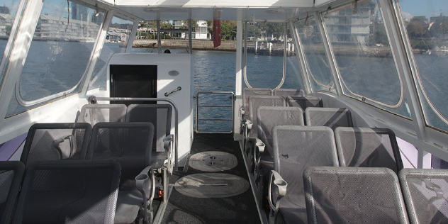 My Fast Ferry electric ferry’s interior