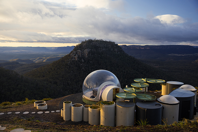 A bubbletent in the Capertee Valley NSW