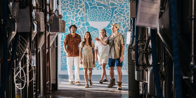 People at Straddie Brewing Co