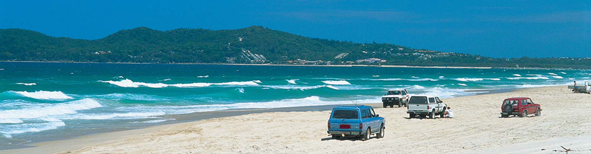 4WD's on the shore or Forty Mile Beach