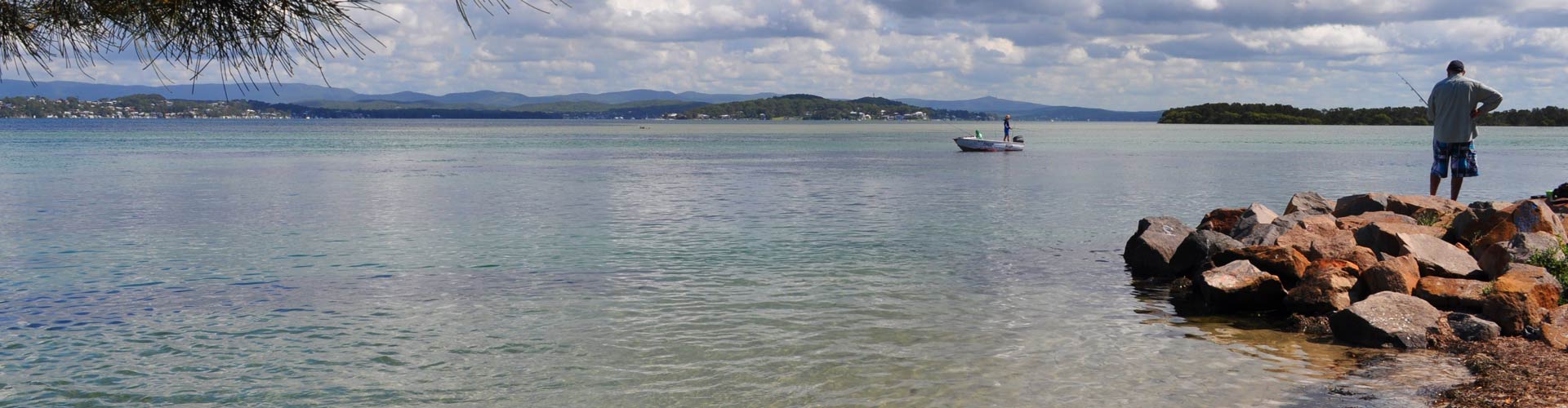 Fisherman at Lake Macquarie