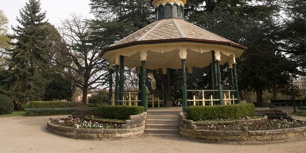 bandstand in Machattie park Bathurst NSW