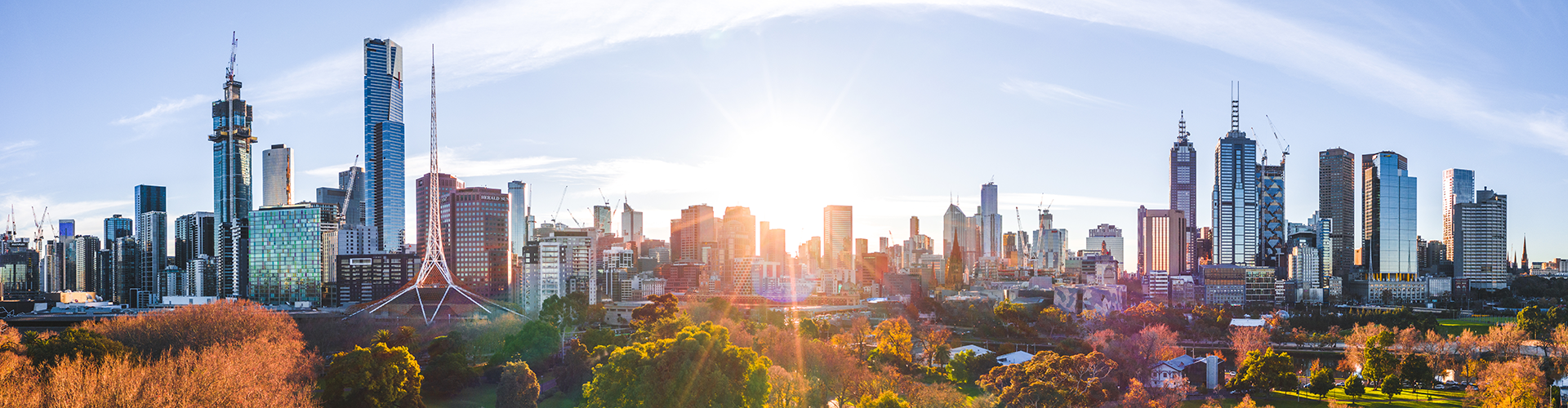 Melbourne city skyline