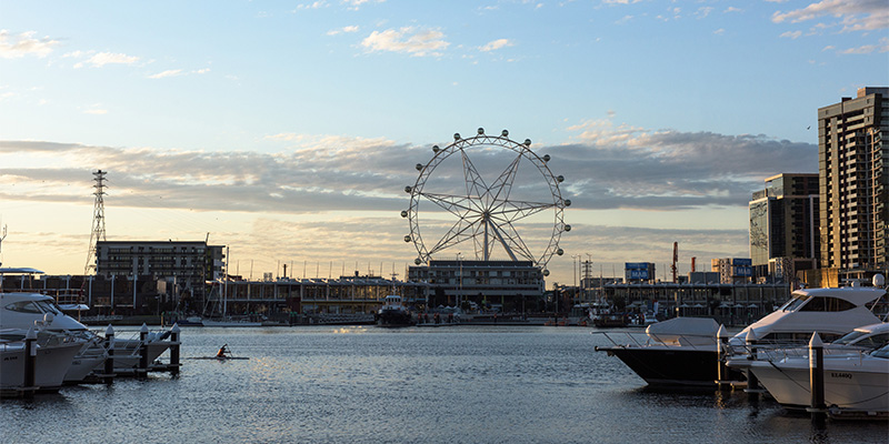 Melbourne Star observation wheel at Docklands