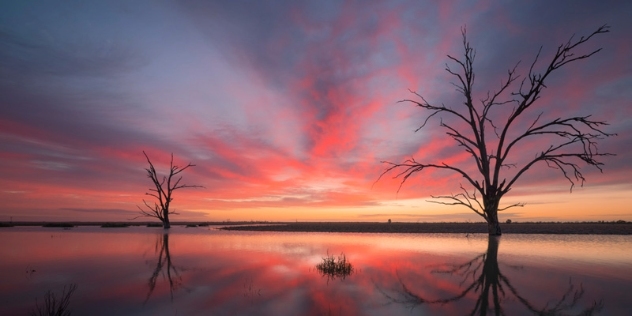 Sunset over Menindee Lakes NSW