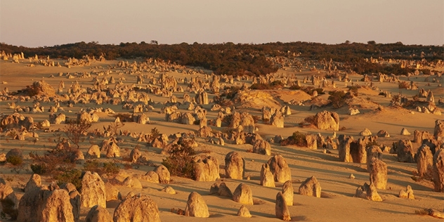 rock formations at Nambung National Park WA