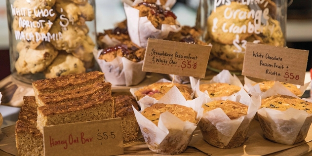 baked goods at the Silly Goat cafe Broken Hill NSW