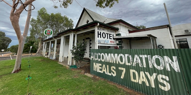 the Telegraph Hotel Pooncarie NSW