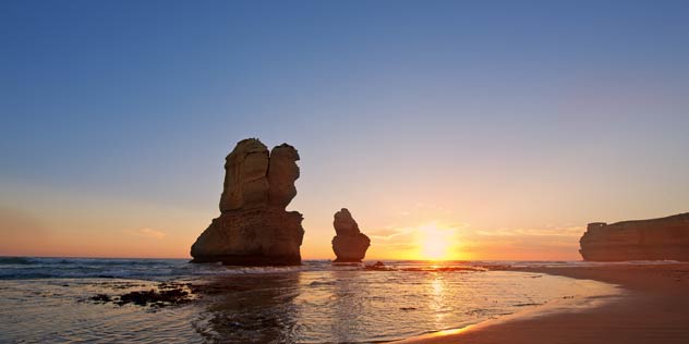 The Twelve Apostles at sunset