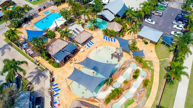 NRMA Blue Dolphin Yamba Holiday Resort aerial