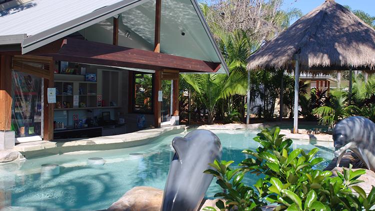 Pool Bar at NRMA Blue Dolphin Yamba Holiday Resort