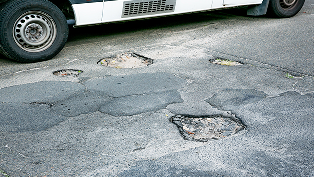 Potholes pain NSW motorists