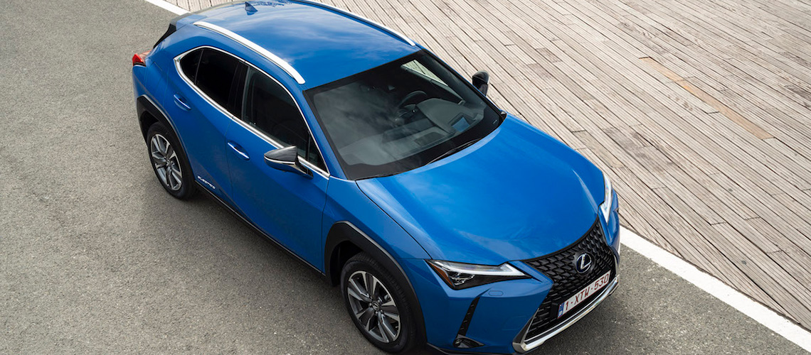 2021 Lexus UX 300e blue