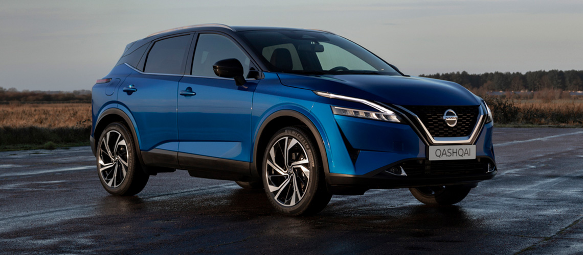 2021 Nissan Qashqai blue