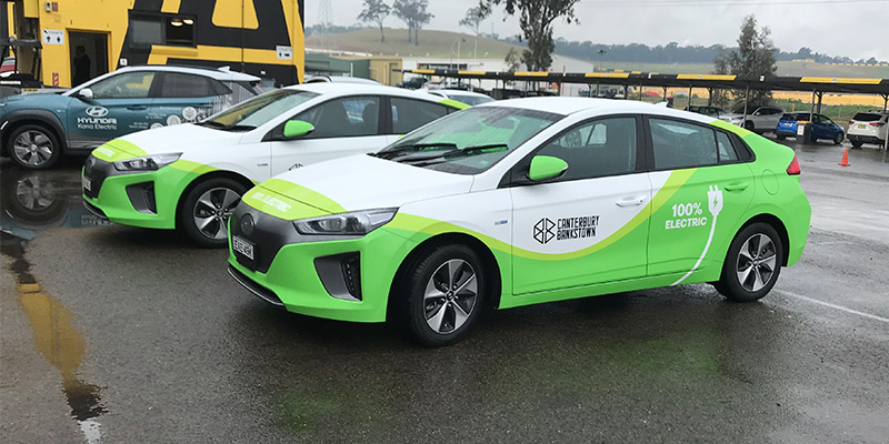 Hyundai Ioniq electric vehicle EV