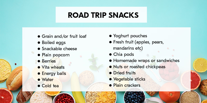 healthy road trip snacks