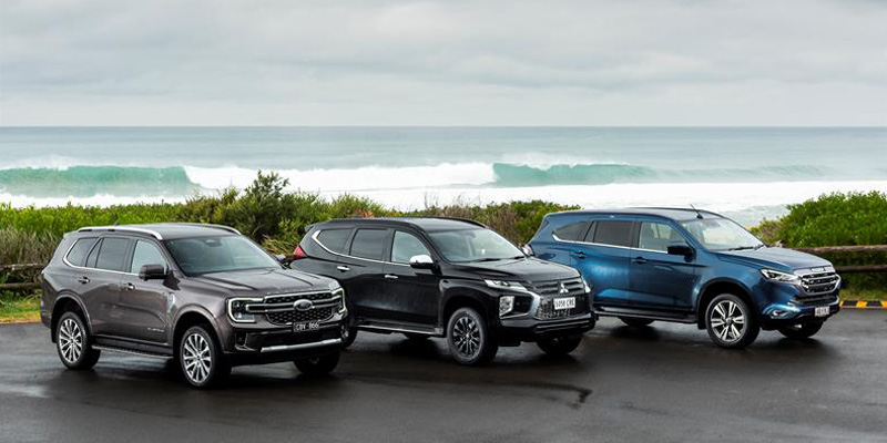 Ford Everest, Isuzu MU-X and Mitsubishi Pajero