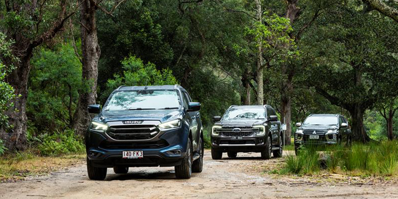 Ford Everest, Isuzu MU-X and Mitsubishi Pajero