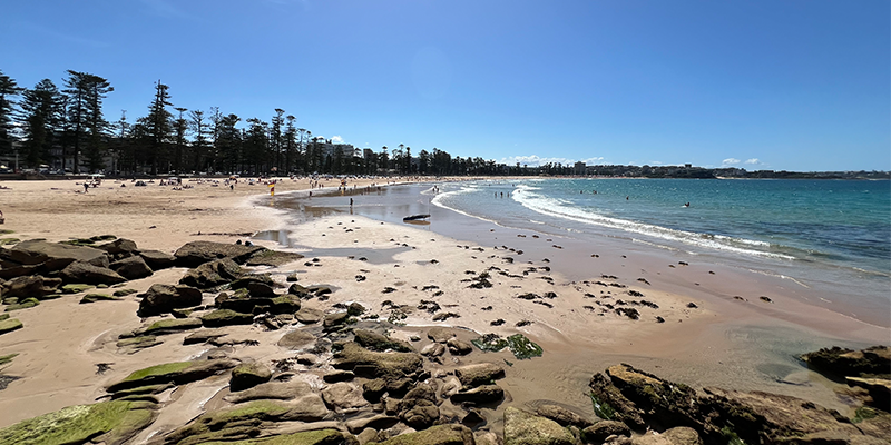 Manly Beach marks the end of the Bondi to Manly walk. Photo © Briar Jensen