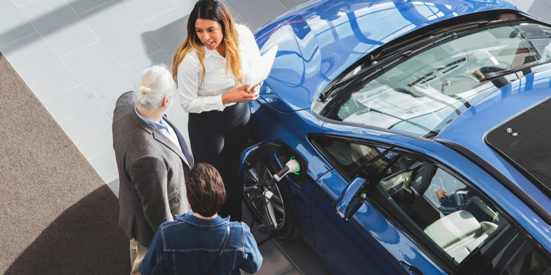 Electric vehicle dealership